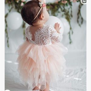 Long Sleeve Punk Puffy Infant Dress